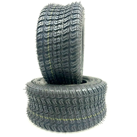 Two 13x5.00-6 13x5x6 lawn tractor garden mower turf tires p332 tubeless