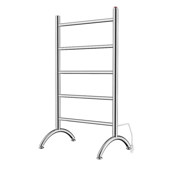 Templeton Freestanding & Wall Mount Hardwired or Plug-In Towel Warmer, Brushed Nickel