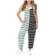 thumbnail image 2 of Odeerbi 5-14 Años Niñas Verano Mono Color Bloque Rayas Camisola Romper Primavera Casual Transpirable Cómodo Monos Correa Bib Pantalones Generales Traje de Juego, 2 of 8