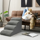 Infans Indoor 4-Tier Foam Doggy Ramps/Stairs for Small Pets, Short Legs ...