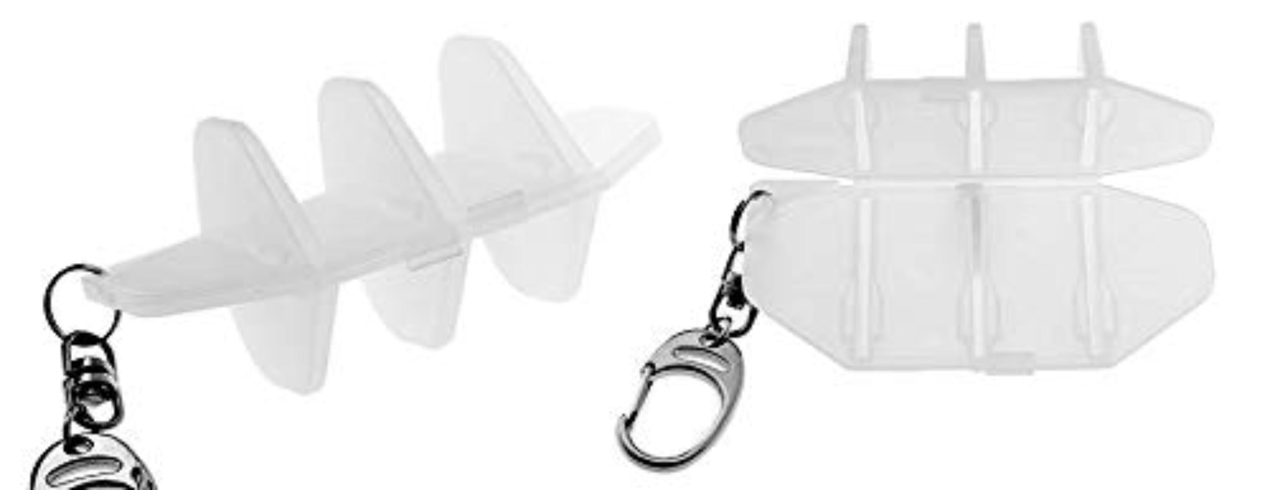 LStyle LCase Flight Case Milky White Dart Flights with