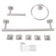 thumbnail image 1 of Accesorios De Baño, Juego De Accesorios De Baño De Apariencia Cepillada Mano De Obra Fina Fácil De Instalar Para Cuarto De Baño Crtynell Cocina, Decoración y Otros, 1 of 5