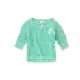 thumbnail image 1 of Justice Girls Shimmer Hi-Lo Knit Sweater, Verde, 5 Justice Tejer, 1 of 2