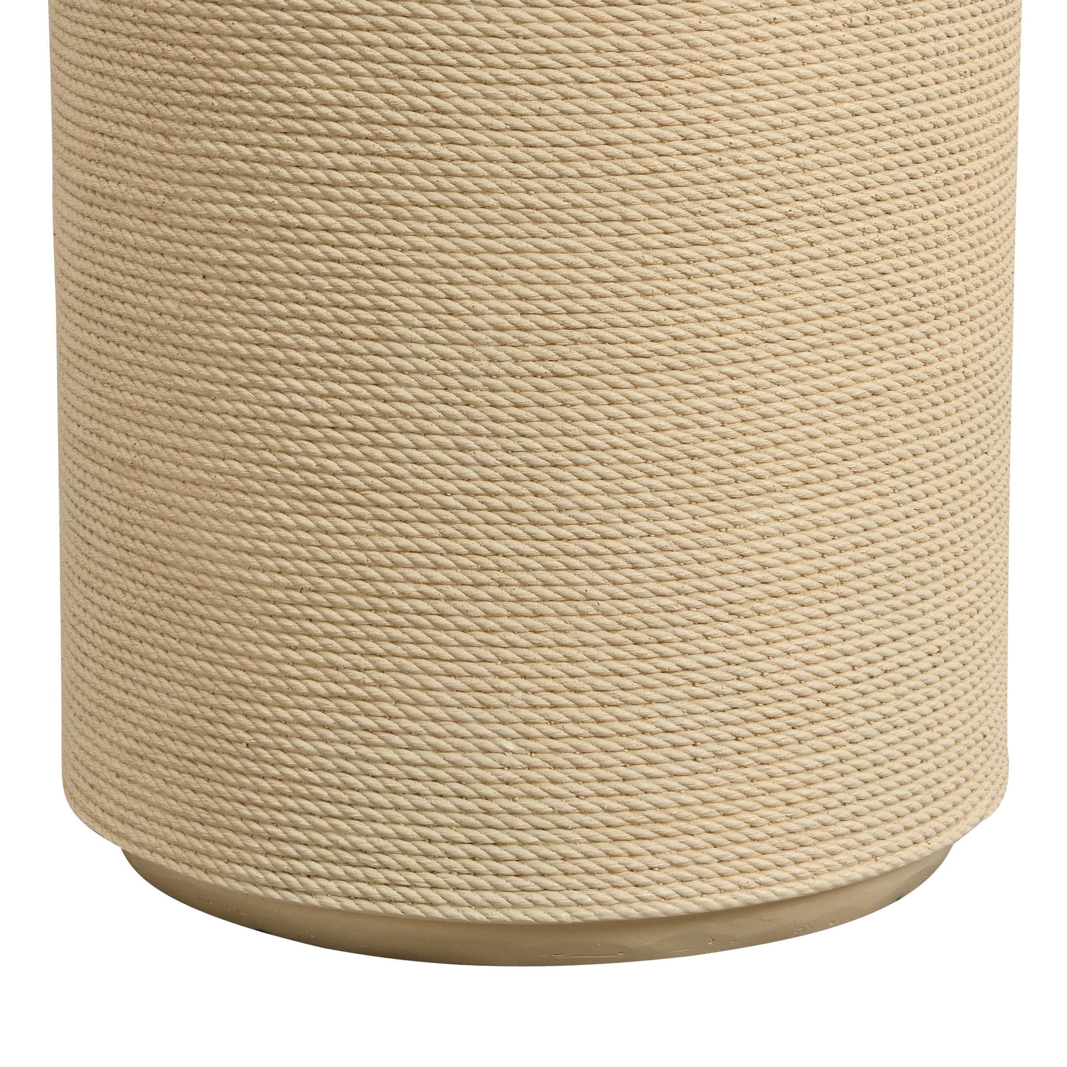 Christopher Knight Home 18.11" Simulated Rattan Cylindrical Side Table for Indoor Outdoor Use, Natural