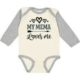thumbnail image 3 of Inktastic My Mema Loves Me Girls Girls Long Sleeve Baby Bodysuit, 3 of 5