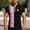 Blue a, variant on Men's T-Shirts Tee with Zipper, Crew Neck Casual Bowling Print Short Sleeve Summer Tops for Men Blue