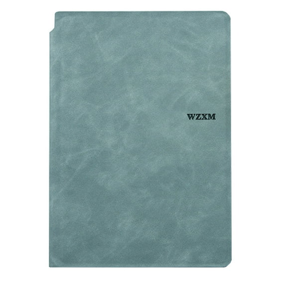 Cuaderno de pizarra A5, fácil de borrar y escribir, cuaderno de notas de cuero, tablero de escritura portátil para estudiantes - Azul