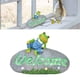 thumbnail image 4 of Frog Bienvenida a la Estatua de la Rana Decoración Del Jardín Luminoso Resina Craftwork Patio Césped Adorno Animal Para Interiores Al Aire Libre, 4 of 7