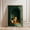 Rolled Canvas, variant on Emerald Green Woman Reading Print, Green Wall Art, Library, Minimalist Decor, Dopamine Decor, Reading Nook Bedroom Wall Art