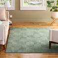 thumbnail image 3 of TOWN & COUNTRY EVERYDAY Stone Geo Curve Soft Felt Everwash®, Machine Washable Area Rug with Non-Slip Backing, Geometric Rug, Sage Green, 4'11"x6'10", 3 of 11