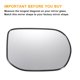 thumbnail image 3 of Reemplazo de vidrio del espejo retrovisor derecho 1 pieza, vidrio blanco no calefaccionado con respaldo, compatible con Honda Civic 06-11, 3 of 6