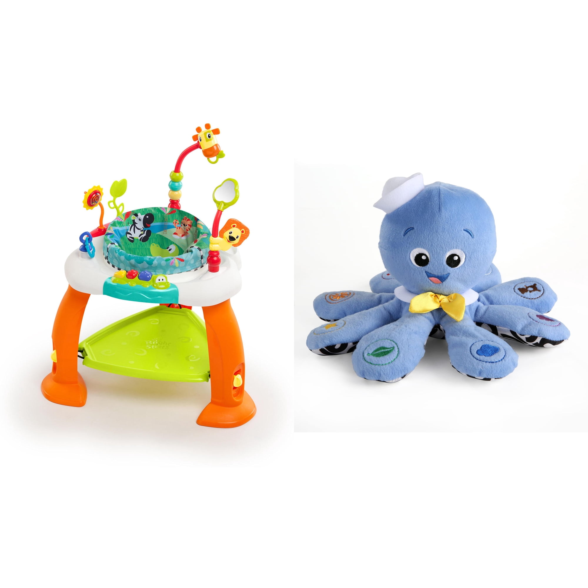 Bright Starts Bounce Bounce Baby with BONUS Octoplush Toy