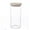 H, variant on Cozival Plastic Food Container, Transparent Food Storage Jar - Bpa-Free Plastic Grain Container with Locking Lid, Kitchen Pantry Organizer for Rice/Nuts/Cereal, Pantry Organizer, A