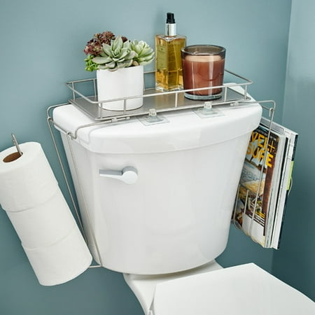 Franklin Br 193154 Fn Over The Toilet Tank Paper Holder Franklin Br 193154 Fn Over The Toilet Tank Paper Holder Shelf Magazine