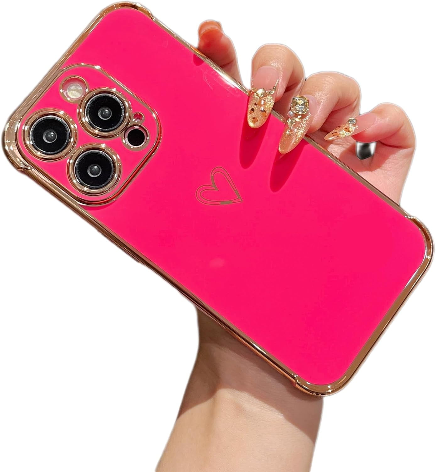 Fluffy Phone Case Compatible for iPhone 16 Pro Max, Shock