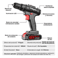 thumbnail image 2 of Taladro Atornillador De Impacto Inalámbrico 48v 2 Batería Negro, 2 of 5