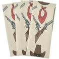 thumbnail image 6 of American Wild West Cowboy Dish Towels 4 Pack, Cactus Shotgun Washable Tea Towels Dishcloths Lint-Free 18x28 Inch Fast Drying for Kitchen Restaurant Bar Clean, 6 of 7