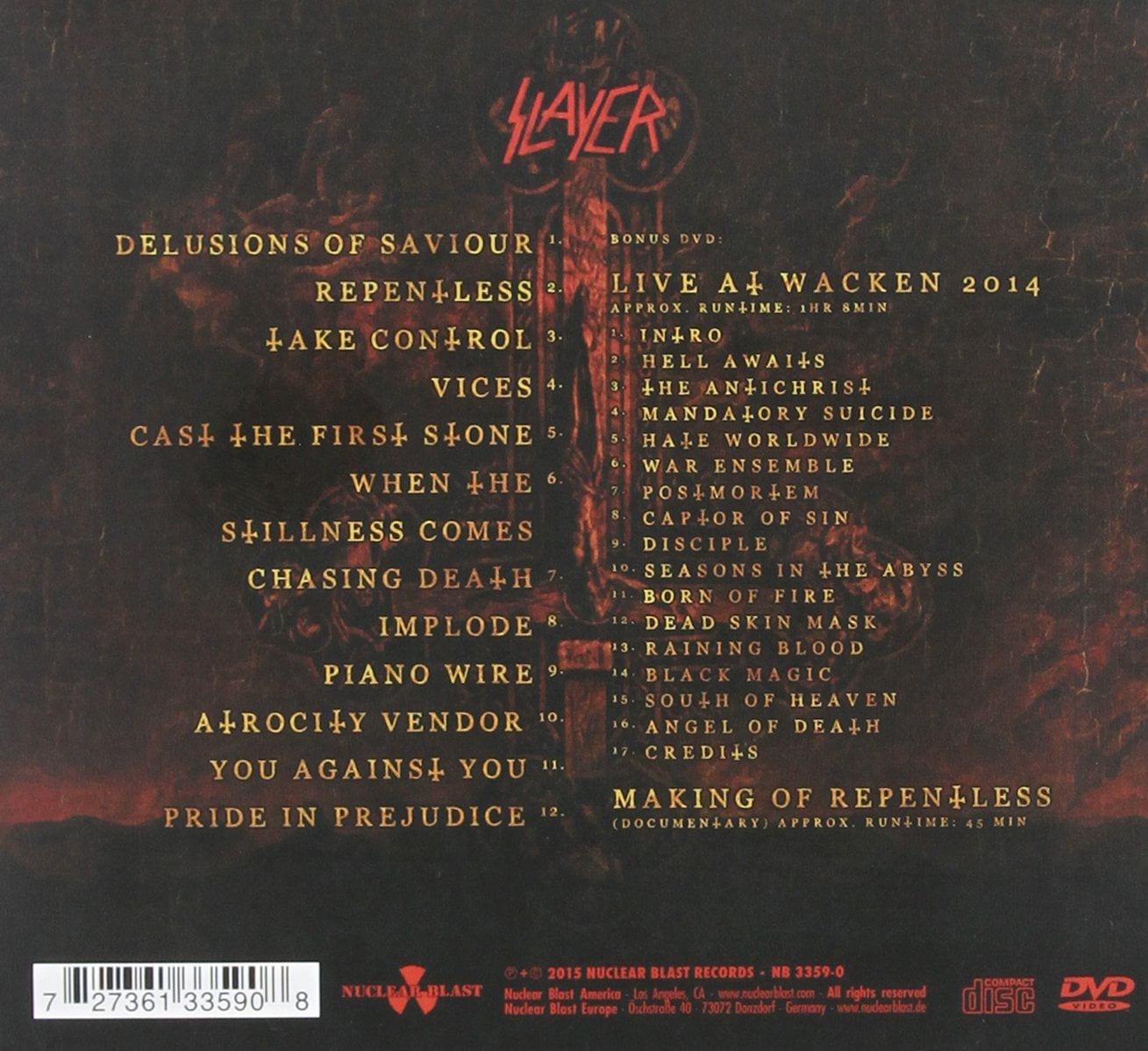 Slayer - Repentless - CD - Walmart.com