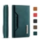 thumbnail image 5 of Juego de tarjetero plegable verde de 30 % de cuero sintético retro para tarjetas de crédito, tarjetero, tarjetero pequeño magnético para varias tarjetas, 5 of 5