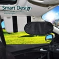 thumbnail image 3 of Zone Tech Car Black Anti-Glare Windshield Sun Visor Extender for Any Car, Truck or RV, 3 of 7