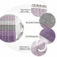 thumbnail image 6 of Purple Grey Wood Grain Waterproof Fabric Shower Curtain,Ombre Rustic Retro Wooden Plank Waterproof Fabric Shower Curtain for Bathroom Curtains Bathtubs Shower Curtains with 12 Hooks Small 36x78in, 6 of 8