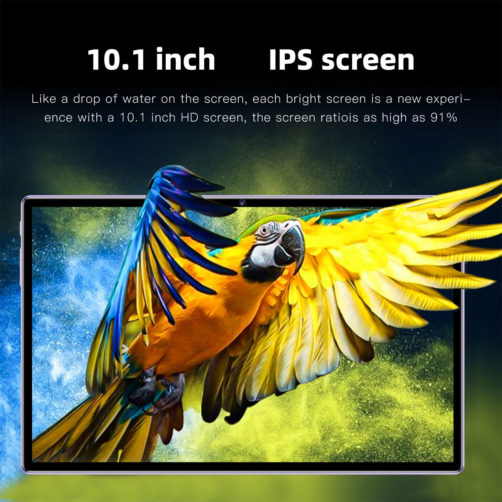 CVLNCYCLING Clearance Kids Tablets Ages 6-12,Android Tablet 10.1 Inch Touchscreen 1280x800 IPS Full HD Display 5G Wifi Tablet Real Configuration 4GB RAM+32GB ROM And 256GB Expand Memory GPS Bluetooth