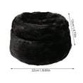 thumbnail image 4 of Yuangui Winter Cossack Hat for Men - Wind Resistant Black Beanie, 4 of 10