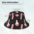 thumbnail image 4 of Vsdgher Chemistry Tools 1 Print Bucket Hat for Men&Women Bucket Hat Reversible Summer Double-Side-Wear Travel Gardening, Beach, Camping, Hiking, Fishing Cap, 4 of 5