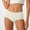 Beige, variant on Tummy Control Underwear for Women High Waisted Hipster Briefs High Cut Full Coverage Stretch Breathable Soft Bikini Briefs Blue M