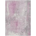 thumbnail image 3 of HomeRoots 622401 10 x 14 ft. Pink & Gray Abstract Washable Transitional Indoor & Outdoor Rectangle Area Rug, 3 of 9
