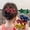 4-piece set -D, variant on 4-piece set of fashionable flower hair clips, suitable for women, slender, thick and curly girls, children's hair accessories, matte hair clips