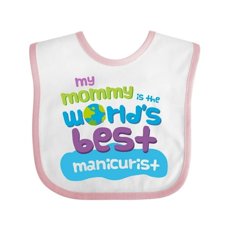 

Inktastic Manicurist Mom Nail Artist Gift Baby Boy or Baby Girl Bib