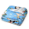 thumbnail image 2 of Phineas And Ferb Blanket Soft Cozy Flannel Warm Throw Blanket Unique Gifts Room Decor Blanket 50"x40", 2 of 9