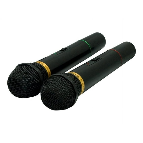 QFX M-336 - Twin-Pack microphone - black