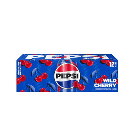 Pepsi Cola, Wild Cherry, 12 fl oz Cans, 12 Pack