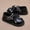 Black, variant on FSYBOA Girls Flat Dress Shoes Size 13(Little Kids), Hook and Loop Strap Dance Non Slip Casual Kids School Uniform Shoes Black