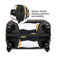 thumbnail image 4 of Bixox Washable Gold Flamingo Printed Luggage Cover, Fashion Suitcase Protector Fits for Large luggage, 4 of 8