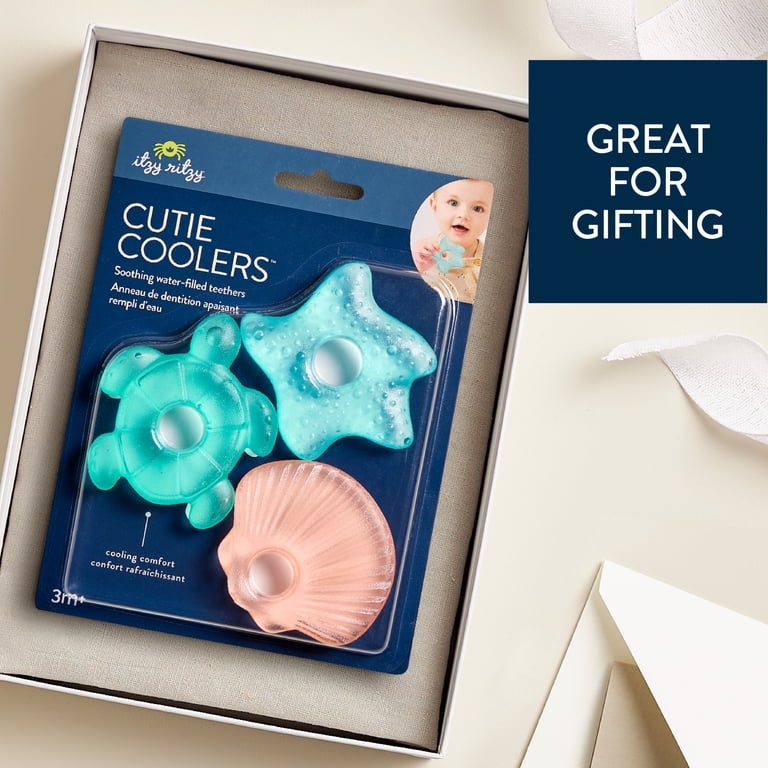 Itzy Ritzy Cutie Coolers™ Seaside Water Filled Teethers - Walmart.com