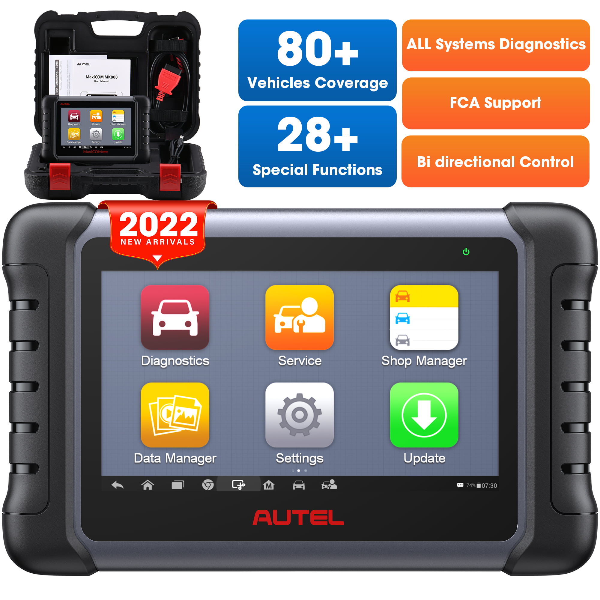 Autel OBD2 Car Code Reader|Professional and Flexible Automotive Scan Tool for DIY Car and Truck Data and Diagnostics 
