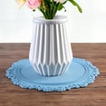 thumbnail image 2 of Embossed Table Mat Heat Insulation Silicone Macrame Round Thick Pot Mat Cup Coaster for Home, 2 of 8