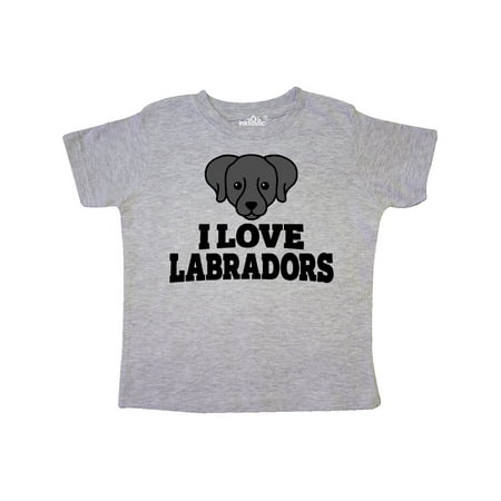 

Inktastic I Love Labradors Gift Toddler Boy or Toddler Girl T-Shirt