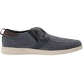 thumbnail image 6 of Nunn Bush Mens Brewski Wallabee Canvas Moc Toe Bungee Slip-on Loafer 8 Navy, 6 of 8