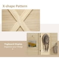 thumbnail image 4 of HOMCOM 4.7' 3 Panel Room Divider with Pegboard Display for Indoor, 4 of 10