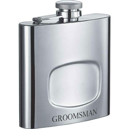 Visol  Da Man Groomsman 6-ounce Liquor Flask