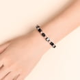 thumbnail image 4 of Ganfancp Popular Pulsera Imán Negro Piedra Volcánica Dorada Ofertas Del Día 1X Pulsera, 4 of 7