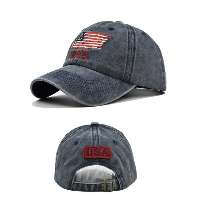 Hanas Soft and Comfortable Hat Baseball Hats For Men American Flag