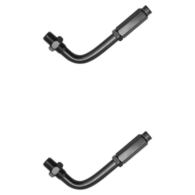 Wweixi 90 Degree Universal Motorcycle Throttle Cable Adjuster for Bikes Smooth and Precise Control Black 80x42mm 2Set