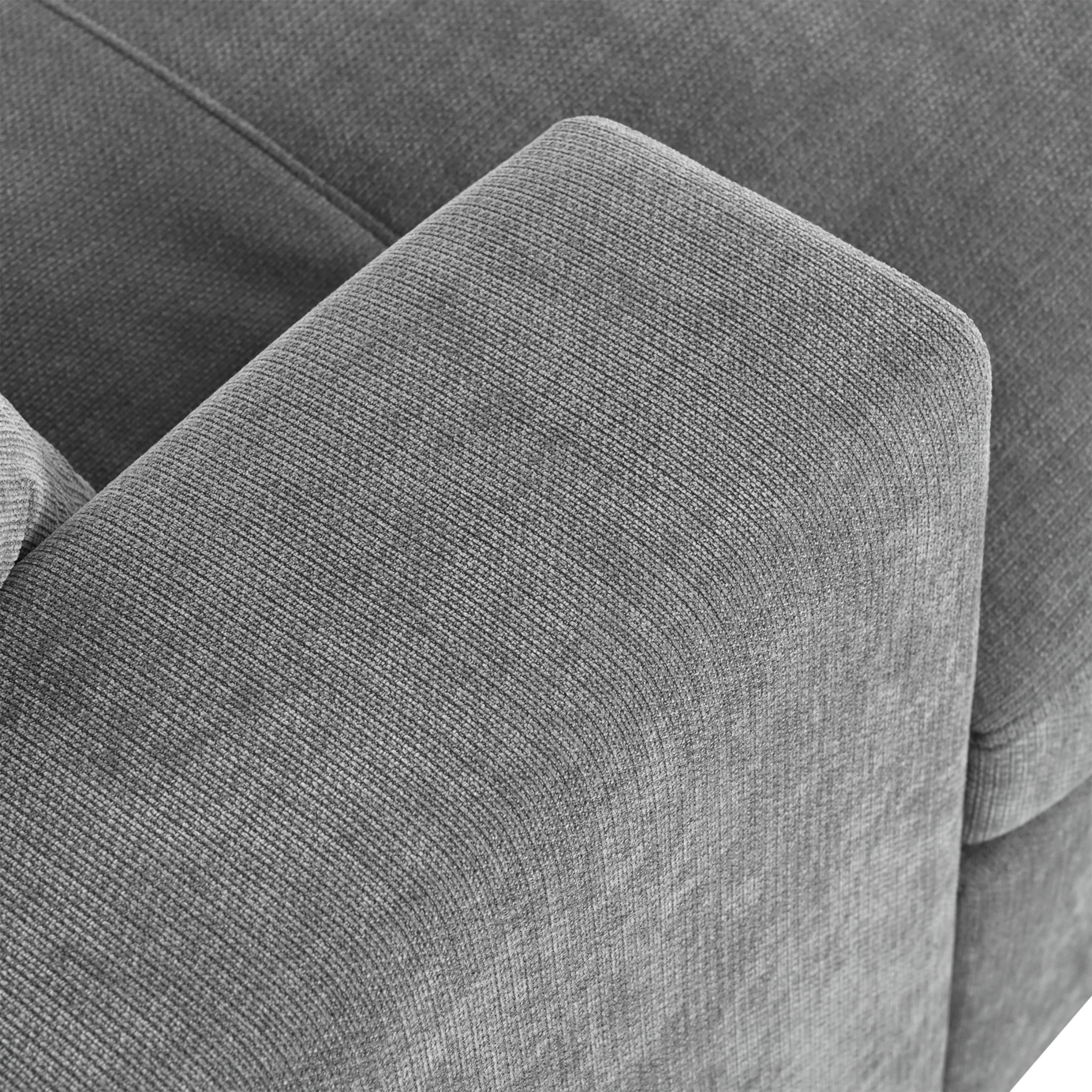 Christopher Knight Home 70.9" Classic Oversized Chaise Lounge Chair, Plush Fabric with Durable Frame, Gray