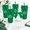Green-6, variant on Green 6-pack Quinceanera Party Plastic Tumblers with Lids and Straws