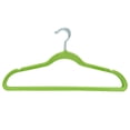 thumbnail image 2 of Home Basics Velvet Clothing Hanger, 10 Pack, Green, 2 of 3